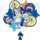 Premium Bluey Foil Balloon Bouquet, 8pc